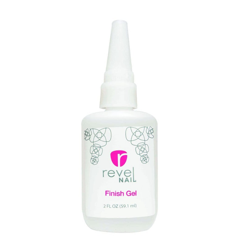 Revel Nail Dip Powder Liquid 2 oz Finish Gel Refill Bottle