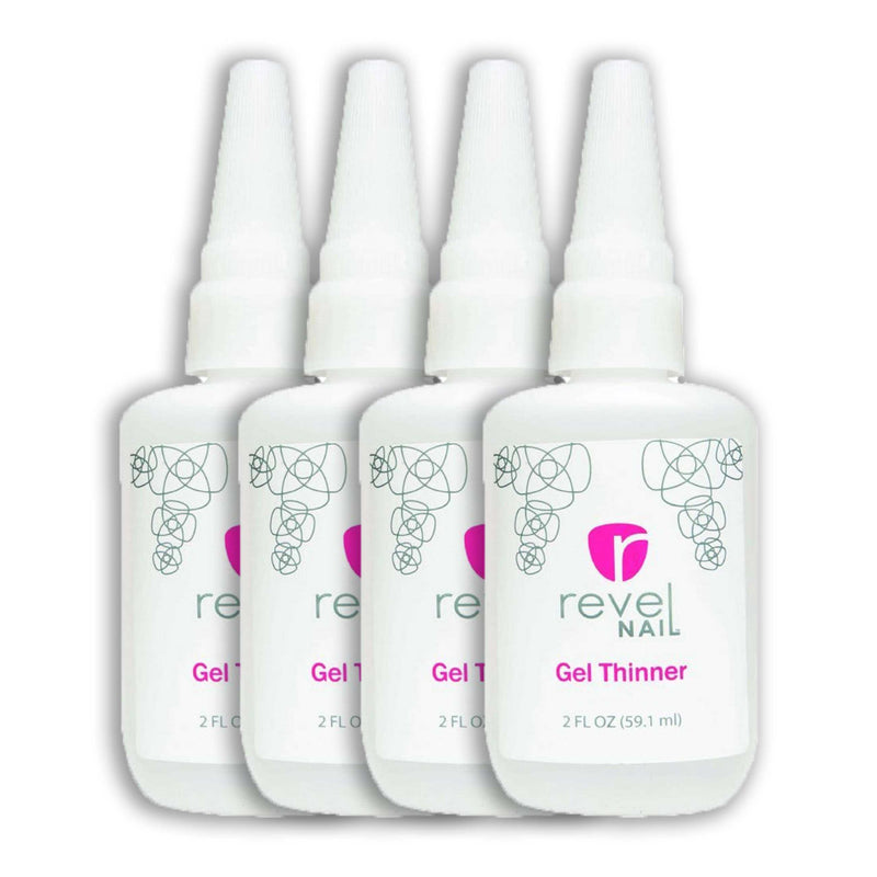 Pro Pack | 2 oz Gel Thinner Refill Bottle (4 count)