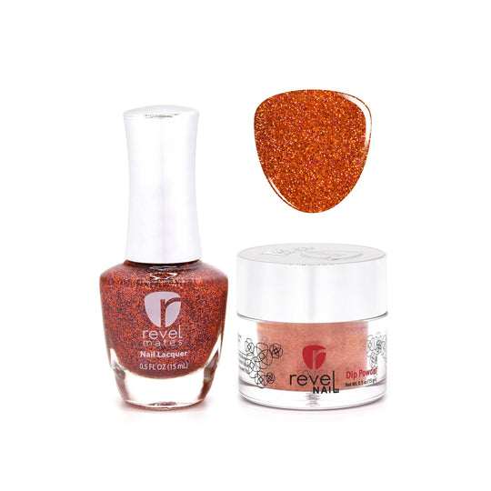 Revel Mates Duo | Dip + Polish | D308 Lava