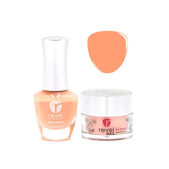 Revel Mates Duo | Dip + Polish | D320 Apricot