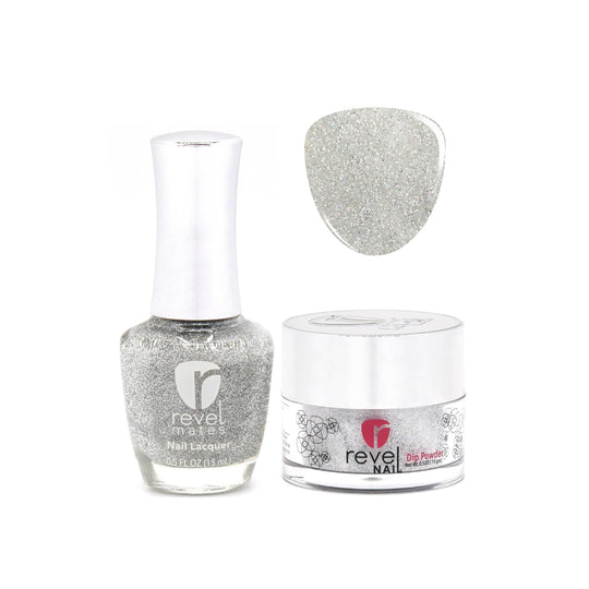 Revel Mates Duo | Dip + Polish | D369 Glisten